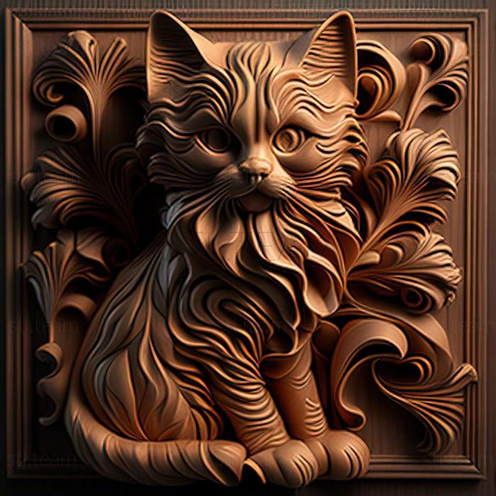 3D model kitty (STL)